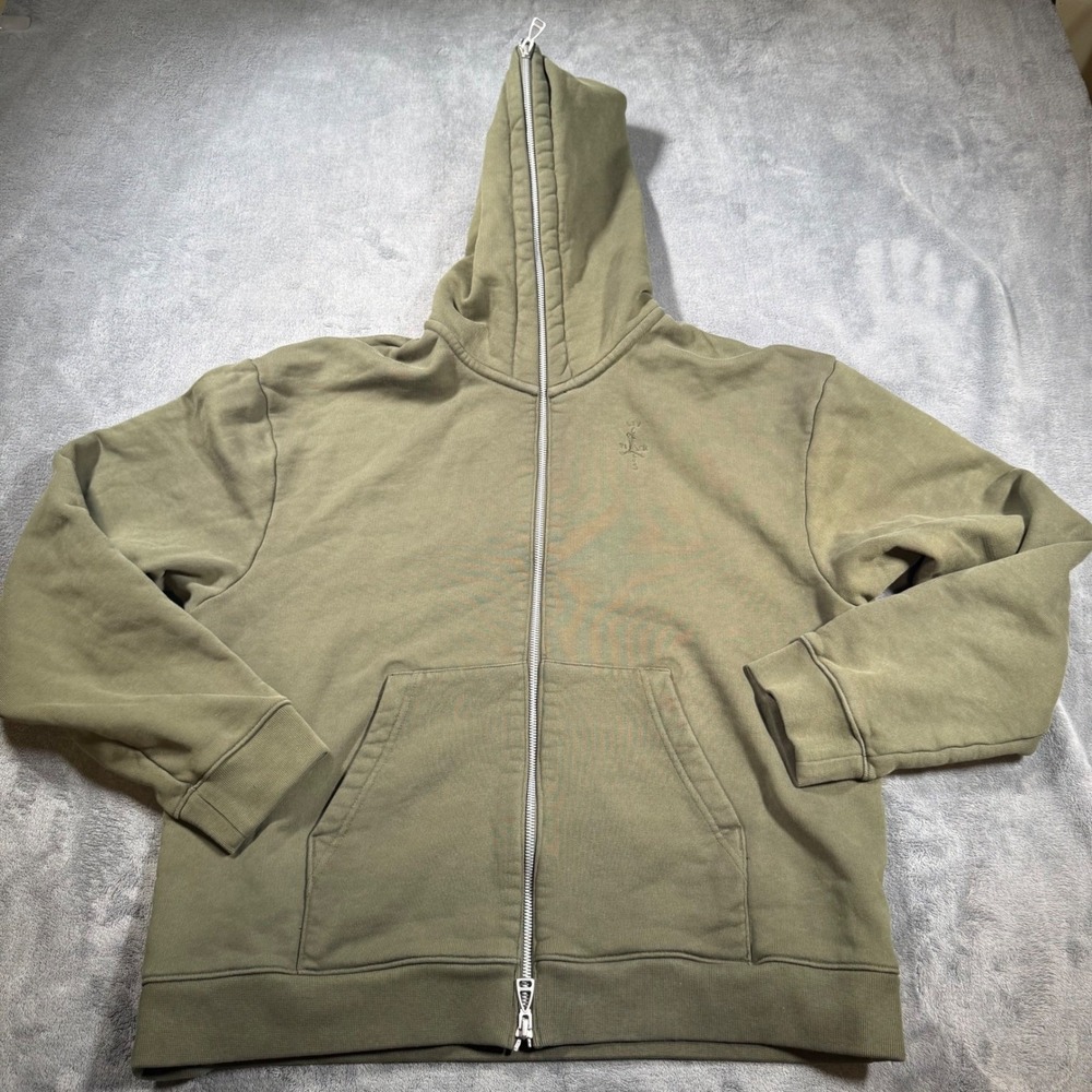 Jordan x Travis Scott Cactus Jack Full Zip Hoodie Men's Small Olive Green